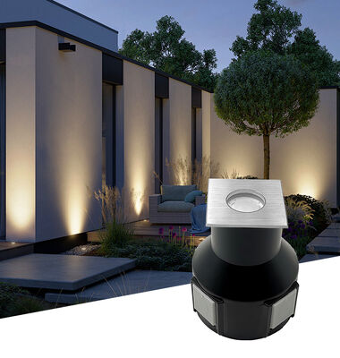 LED-Einbaustrahler 3W RGB 3In1 DC24V Abstrahlwinkel 60 Grad Aluminiumgehäuse Wasserdicht