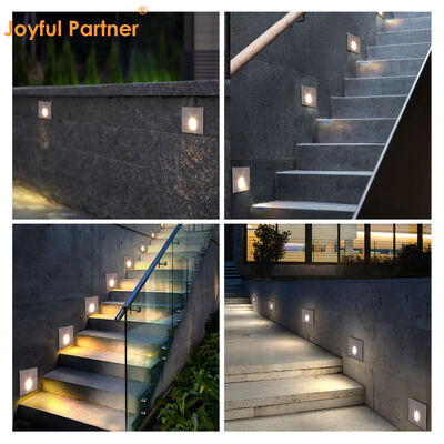 LED-Wandleuchte 3W 60° Strahl Außenleuchte aus weißem Aluminium