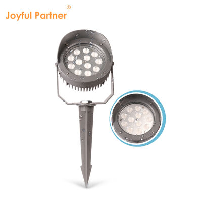 LED-Gartenspot 12W 24W 36W Eingebauter DMX512-Treiber DC24V RGB3in1 Schwarzer Aluminiumlampenkörper Aluminiumgehäuse für Baumbeleuchtung